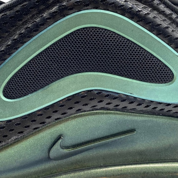 Nike Air Max 720 Sneaker Throwback Future Black Green Low Top Lace Up Size 11.5 - Picture 3 of 12